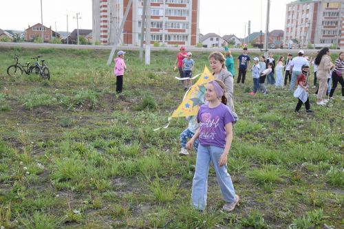 В Нурлате прошел фестиваль воздушных змеев «Небо в красках»
