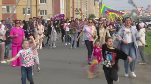 В Нурлате в небо запустили воздушных змей