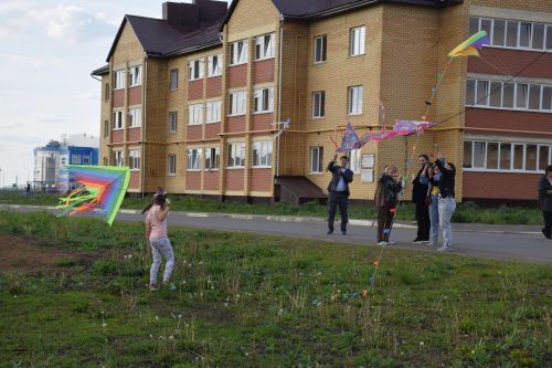 В Нурлате прошел фестиваль воздушных змеев «Небо в красках»