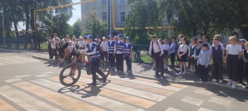 Юидовцы нурлатской школы №3 провели акцию «Осторожно переход»