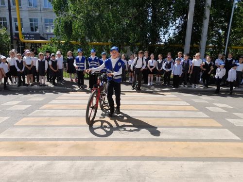 Юидовцы нурлатской школы №3 провели акцию «Осторожно переход»