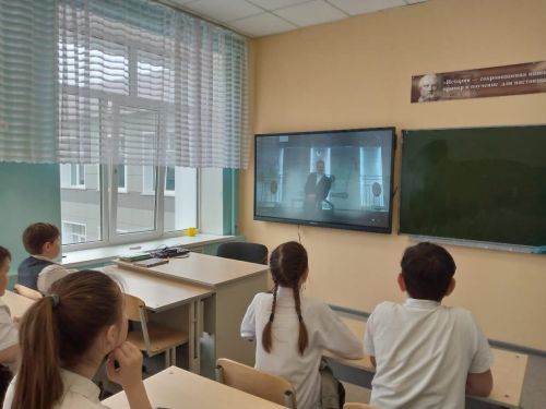 Учащиеся 5В класса Нурлатской школы №1 приняли участие во Всероссийском музейном уроке » История. Профессия. Мы»