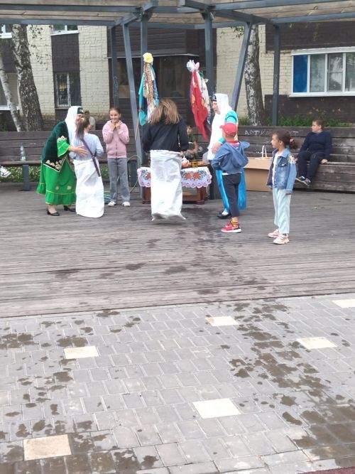 Коллектив детского сада «Колосок» пригласил юных нурлатцев на детский Сабантуй