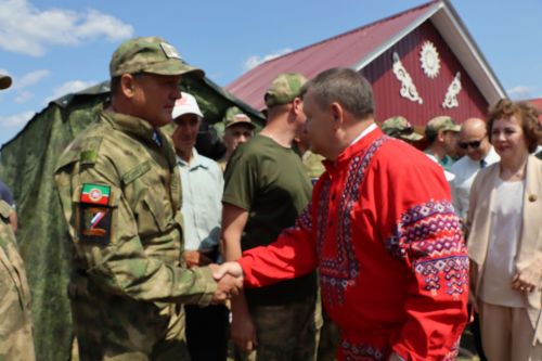 На нурлатском Уяве приняли участие мобилизованные земляки