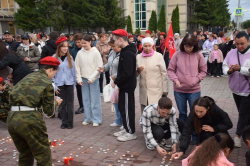 В Нурлате прошла акция «Свеча памяти»