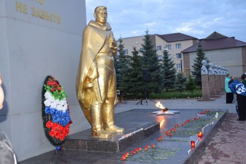 В Нурлате прошла акция «Свеча памяти»