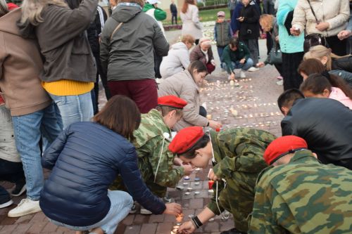 В Нурлате прошла акция «Свеча памяти»