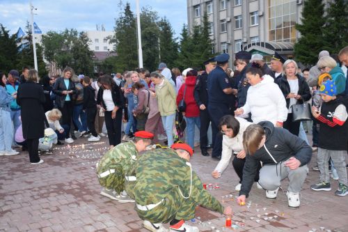 В Нурлате прошла акция «Свеча памяти»