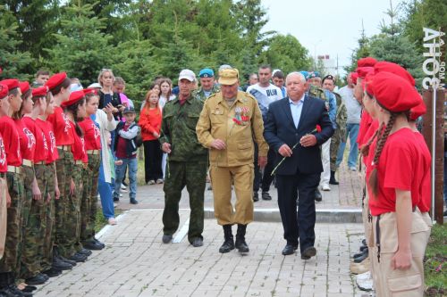 В Нурлате в День ветеранов боевых действий состоялся торжественный митинг