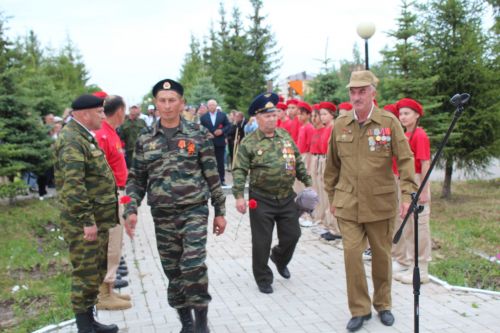 В Нурлате в День ветеранов боевых действий состоялся торжественный митинг