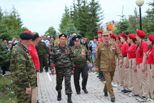 В Нурлате в День ветеранов боевых действий состоялся торжественный митинг