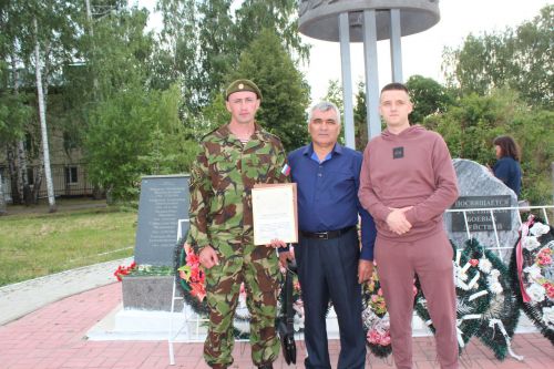 В Нурлате в День ветеранов боевых действий состоялся торжественный митинг