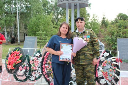 В Нурлате в День ветеранов боевых действий состоялся торжественный митинг