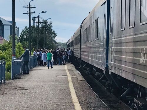 Сотни нурлатцев смогли сегодня посетить Поезд Победы
