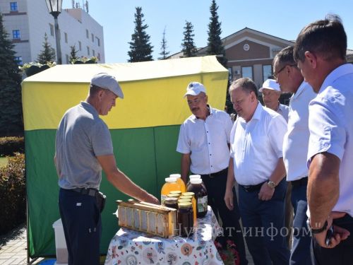 На центральной площади прошел третий фестиваль меда «Нурлатский мед»