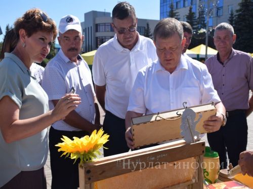 На центральной площади прошел третий фестиваль меда «Нурлатский мед»