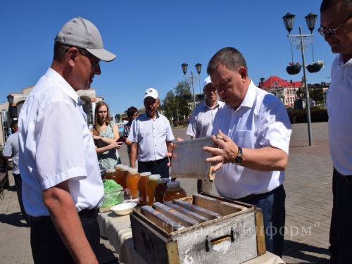 На центральной площади прошел третий фестиваль меда «Нурлатский мед»