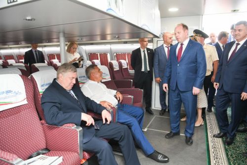 Раис Татарстана о речном рейсе Казань – Ульяновск: Договорились, будем субсидировать