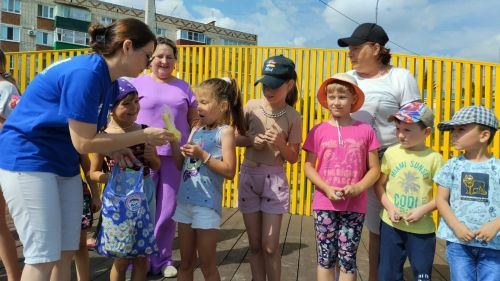 Для юных нурлатцев состоялся праздник, посвященный Яблочному Спасу