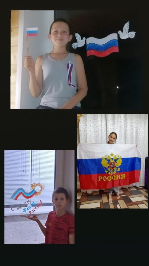 Школьники Нурлата присоединились к патриотическим акциям ко Дню Государственного флага