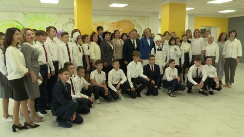 В школе №9 города Нурлат после капитального ремонта открылся пищеблок