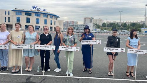 Нурлатская автоледи успешно выступила в республиканском конкурсе водительского мастерства