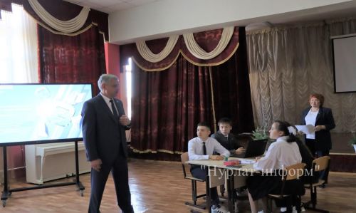 Главный эколог Татарстана провел урок для нурлатских школьников