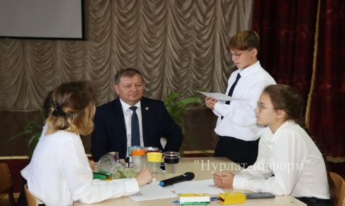 Главный эколог Татарстана провел урок для нурлатских школьников