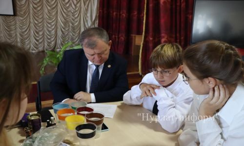 Главный эколог Татарстана провел урок для нурлатских школьников