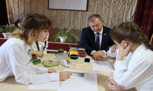 Главный эколог Татарстана провел урок для нурлатских школьников