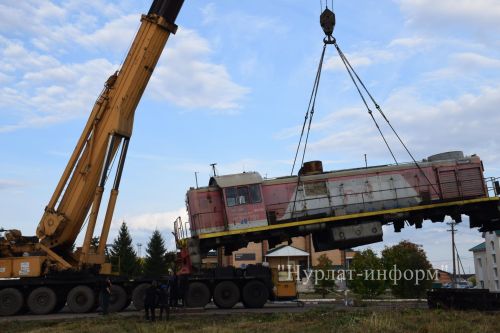 В сквере железнодорожников Нурлата установят памятник-тепловоз