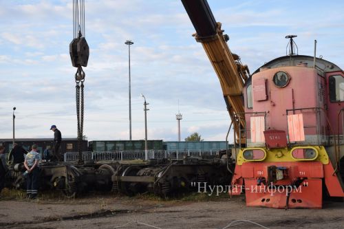 В сквере железнодорожников Нурлата установят памятник-тепловоз