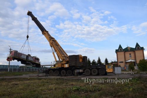 В сквере железнодорожников Нурлата установят памятник-тепловоз