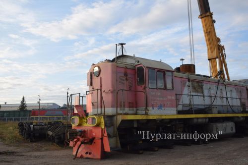 В сквере железнодорожников Нурлата установят памятник-тепловоз