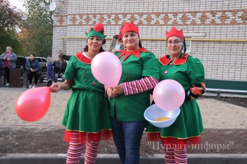 В Нурлате торжественно открыли еще один обновленный двор