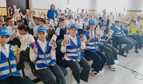 Для пятиклассников городской школы №1провели профилактическое мероприятие «Будь заметным»
