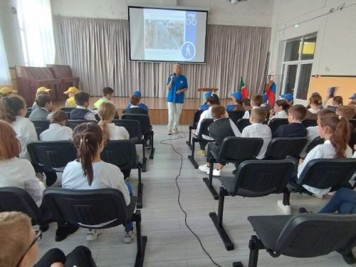Для пятиклассников городской школы №1провели профилактическое мероприятие «Будь заметным»