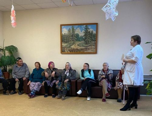 В Нурлатском доме для престарелых в первые дни нового года говорили о здоровье