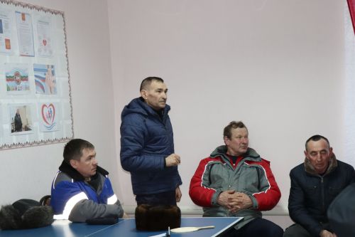 В Турноясе состоялась встреча руководства района с сельчанами