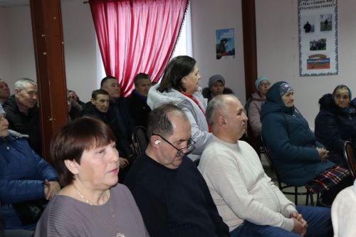 В Турноясе состоялась встреча руководства района с сельчанами