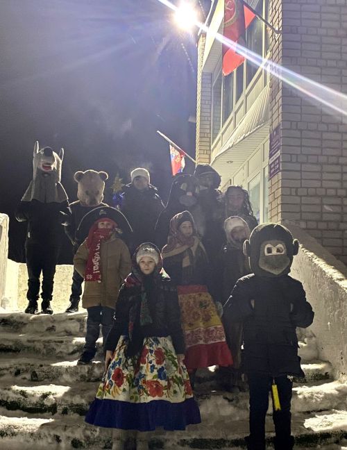 В селе Мамыково прошла Рождественская Коляда