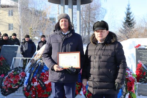 В День вывода советских войск из Афганистана в Нурлате прошел торжественный митинг