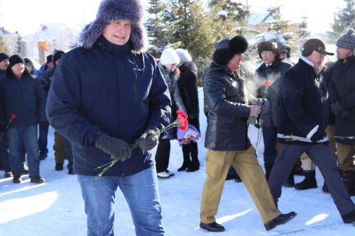 В День вывода советских войск из Афганистана в Нурлате прошел торжественный митинг