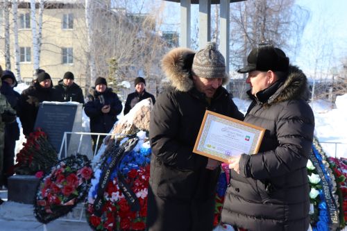 В День вывода советских войск из Афганистана в Нурлате прошел торжественный митинг