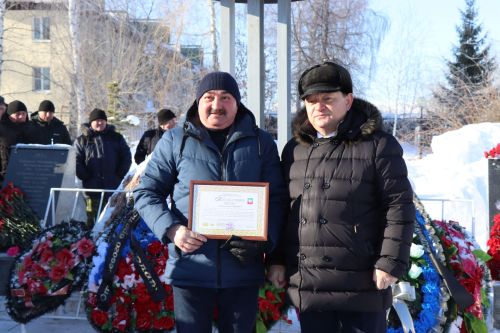 В День вывода советских войск из Афганистана в Нурлате прошел торжественный митинг