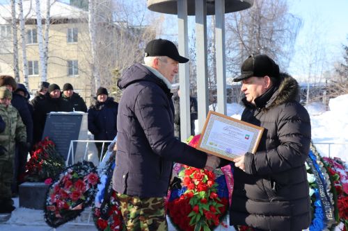 В День вывода советских войск из Афганистана в Нурлате прошел торжественный митинг
