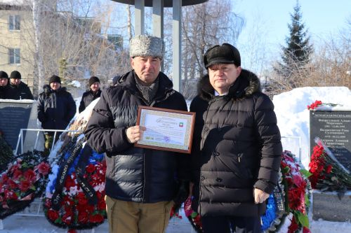 В День вывода советских войск из Афганистана в Нурлате прошел торжественный митинг