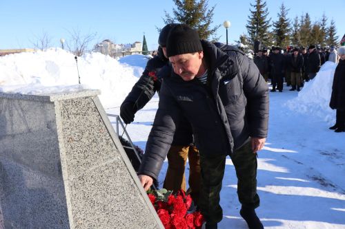 В День вывода советских войск из Афганистана в Нурлате прошел торжественный митинг