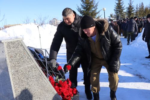 В День вывода советских войск из Афганистана в Нурлате прошел торжественный митинг