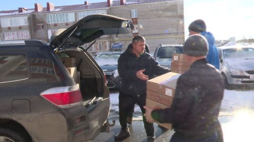На днях члены «Боевого братства» из Нурлата отправились с очередной партией гуманитарной помощи к землякам - участникам СВО